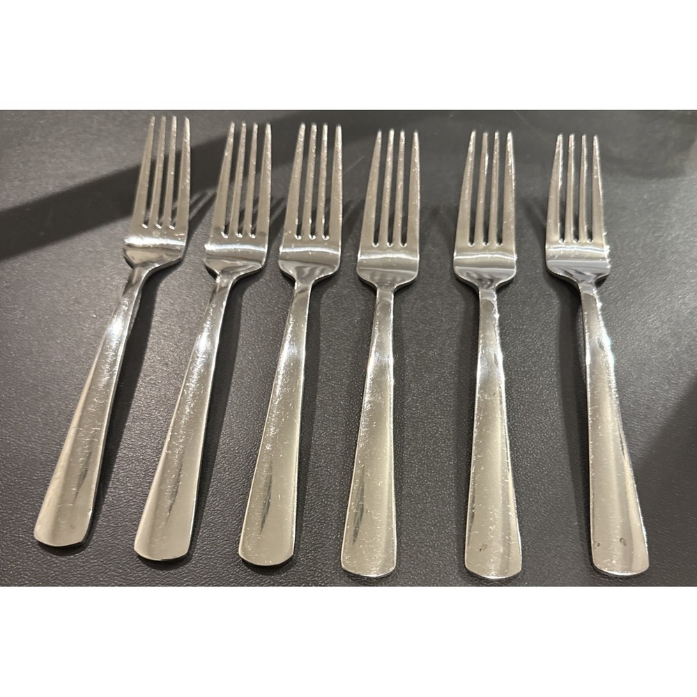Oneida Aptitude Dinner Forks Fork Stainless Steel Set Of 6 Flatware